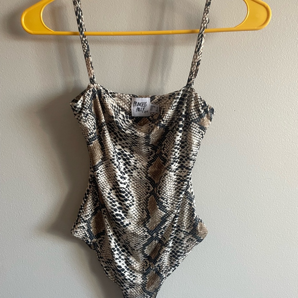 Princess Polly snakeskin bodysuit